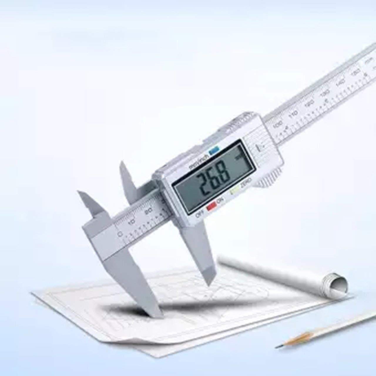 Affichage numérique électronique Vernier Caliper 0-150mm Outil de Mesure de l'étrier numérique en Plastique