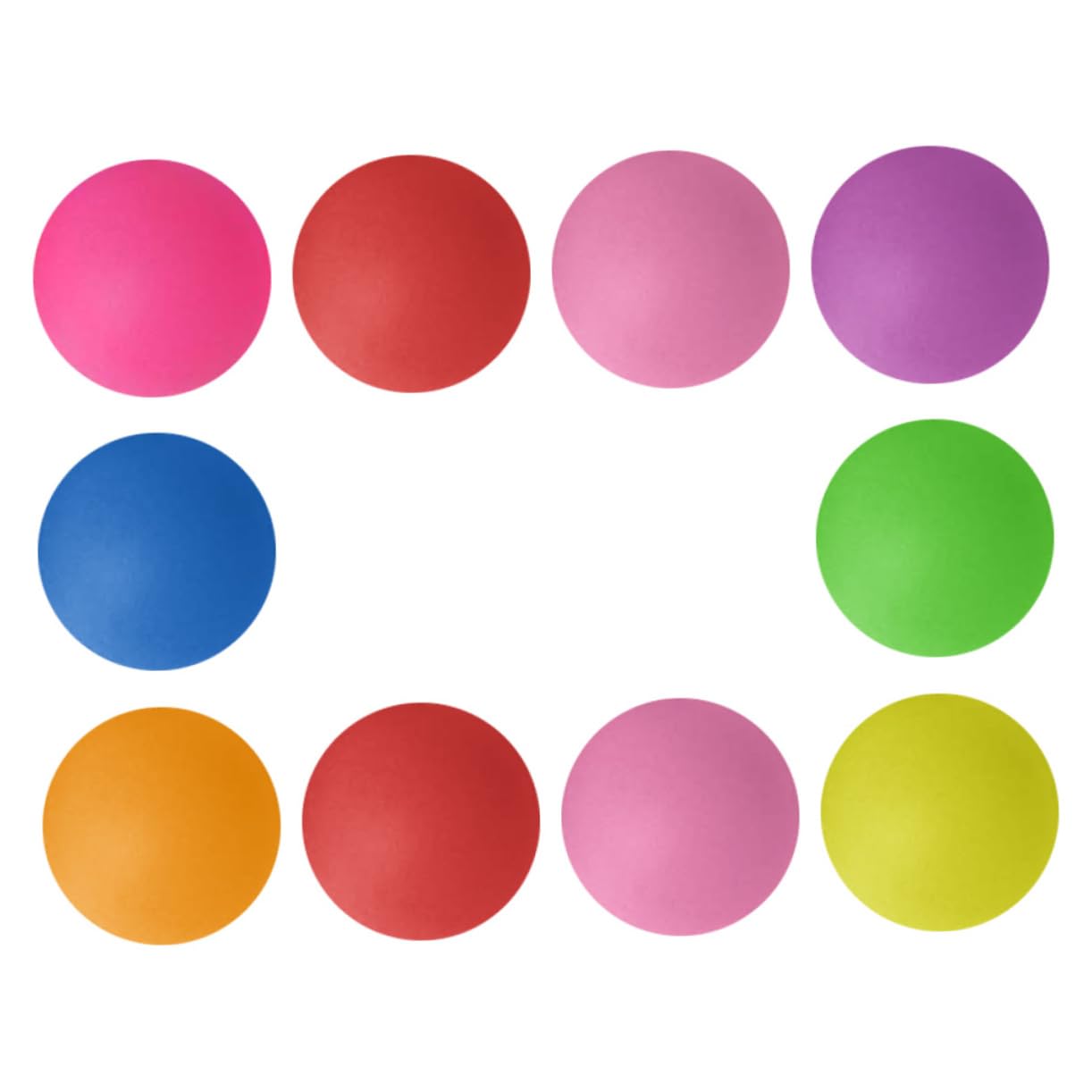 GOOHOCHY 10pcs of Pong Balls Bulk Pack Ideal for Parties Raffles Decorations and Craft Projects Random Color