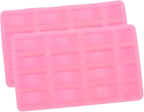 Miniatura 5 de SEWACC 10 piezas Mini molde de ladrillo Mini bloques de construcción para gelatinas Molde de silicona Molde de para Resina Molde de mano Ladrillos