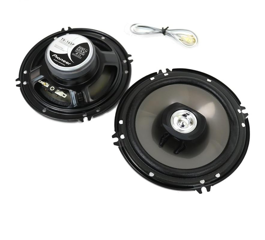 Pioneer TS165P 6.5-in 2-Way Full Range Coaxial Speakers Pair 4 Ohms 100 Watts Max 50 Watts RMS