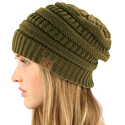 Image of Hatsandscarf CC Exclusives Solid Color Beanie Tail Hat for Adult (MB-20A)