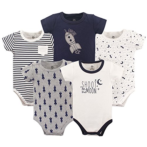 Image of Yoga Sprout Cotton Bodysuit, 5 Pack