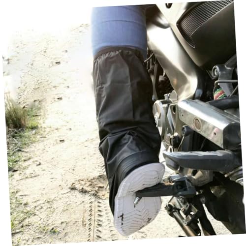Cubrecalzados impermeables unisex para ciclismo, antideslizantes, gruesos y resistentes para lluvia y nieve, 1 par miniatura 5