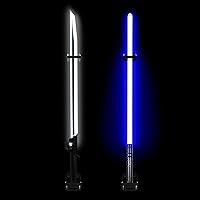 Vista 6 de Cosmos 1 juego de soporte de pared para sable de luz, soporte de exhibición de sable oscuro acrílico negro, soporte de pared para sable oscuro