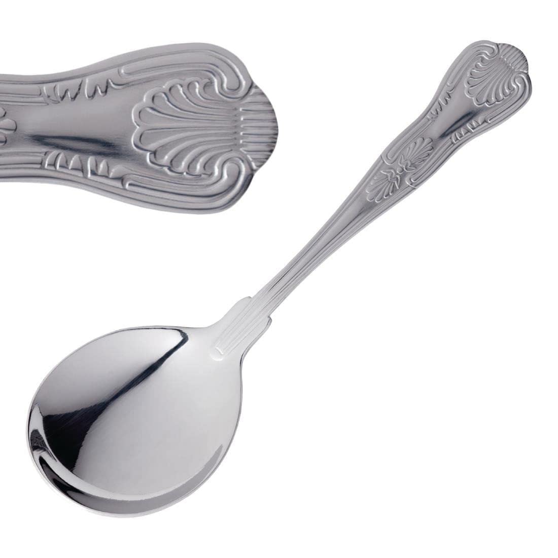 Olympia Kings Soup Spoon (Pack of 12) - [D688]