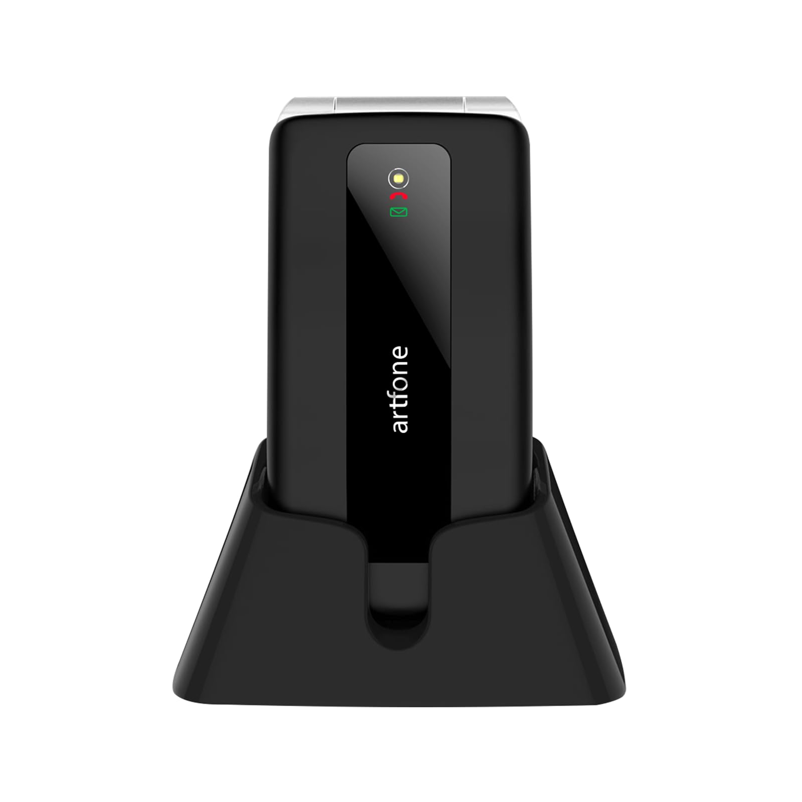 artfone F30 4G - Cellulare pieghevole senza contratto, tasti grandi, display a colori da 2,4 pollici, pulsante di emergenza SOS, stazione di ricarica, telefono cellulare per anziani, radio FM