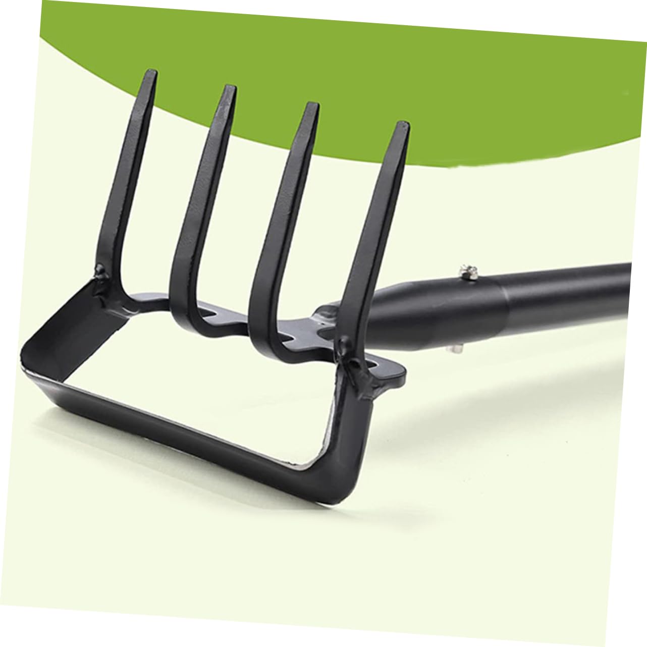 SHINEOFI Azada de Jardín Herramienta de Jardinería y Rastrillo Manual de Acero Inoxidable Resistente y Multifuncional para Deshierbe y Excavación para Huerto Exterior