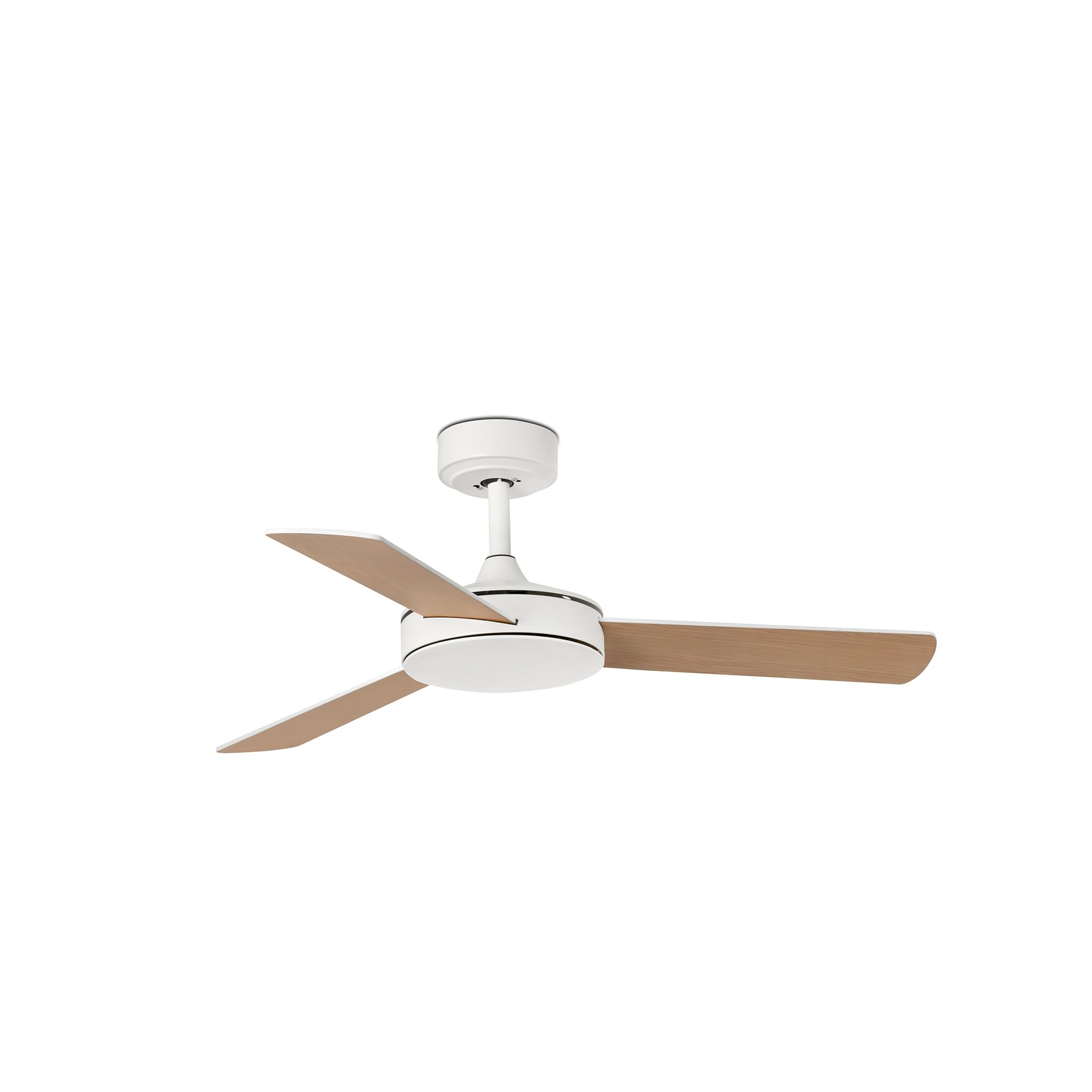 FARO BARCELONA 33603DC - MINI MALLORCA S Ventilador blanco/arce