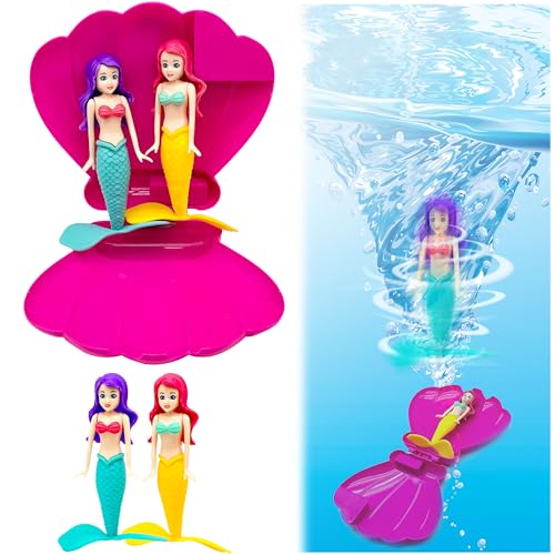 Dongtata Juguete De Buceo Sirena Para Piscina, Juguetes Piscina Niños, Juguete Submarino Que Se Hunde Y Flota, Juego De Buceo Infantil, Juguete De Natación Piscina, Accesorios Piscina Verano
