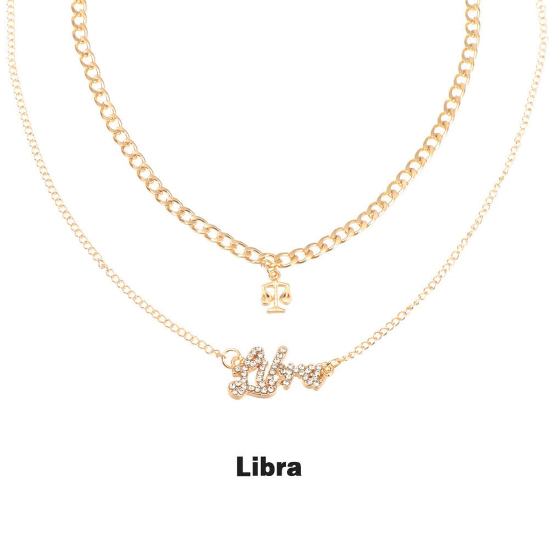 Layered Astrological Necklace for Plated Jewellery