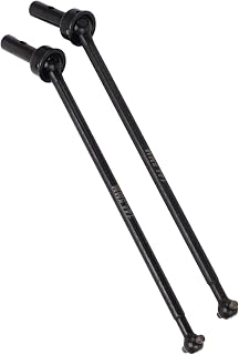 Eixo de transmissão universal dianteiro de carro RC, eixo de transmissão de carro RC de mão de obra fina de aço de 178 mm de comprimento para carro de controlo remoto 1/7