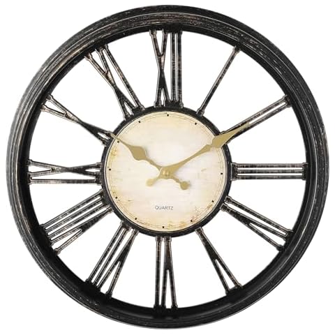 DIYZON Vintage Style 16'' Wall Clock Cover