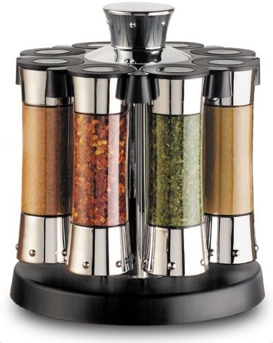 Amazon.com: KitchenArt Elite Carousel - Chrome Silver: Spice Racks ...