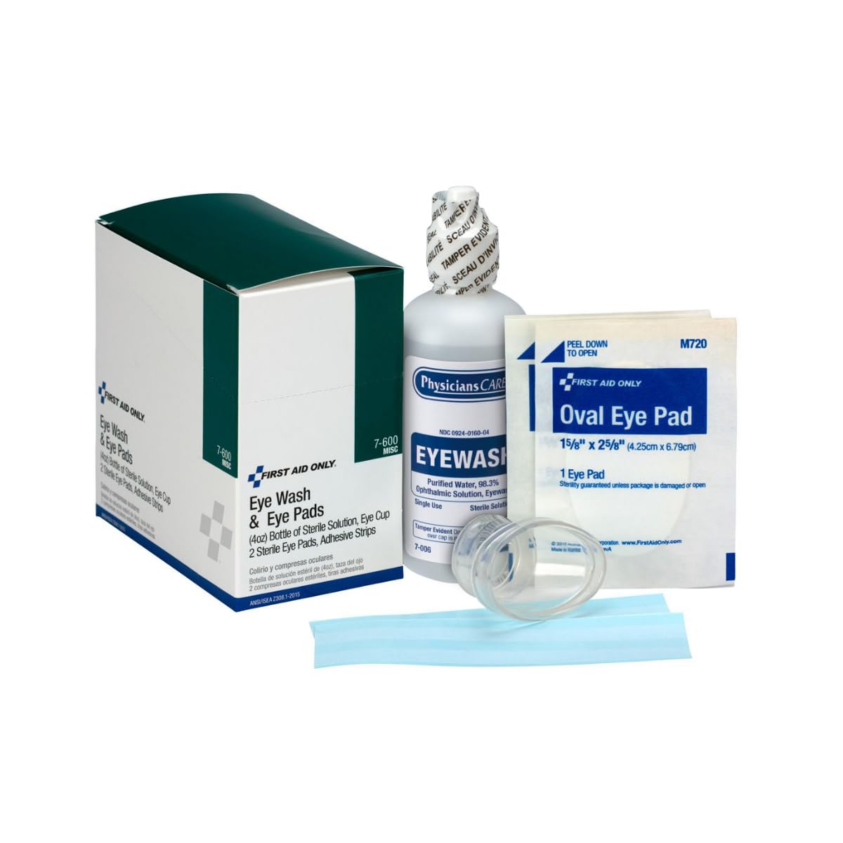 First Aid Only7-600 6 Piece Eye Wash Kit