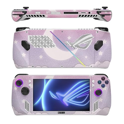 Image of MightySkins Glossy Glitter Skin Compatible with Asus ROG Ally - Baby Moon | Protective, Durable High-Gloss Glitter Finish | Easy to Apply, Remove, and Change Styles