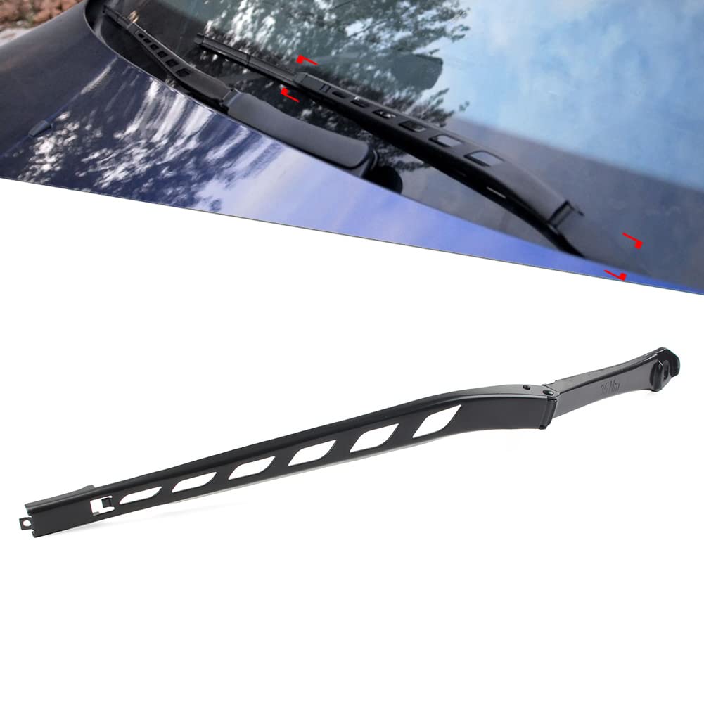 Bras D'Essuie-Glace Avant Gauche GZYF Pour BMW Série 5 E60 E63 E64 - Acier Inoxydable Noir Réf. 61617198597