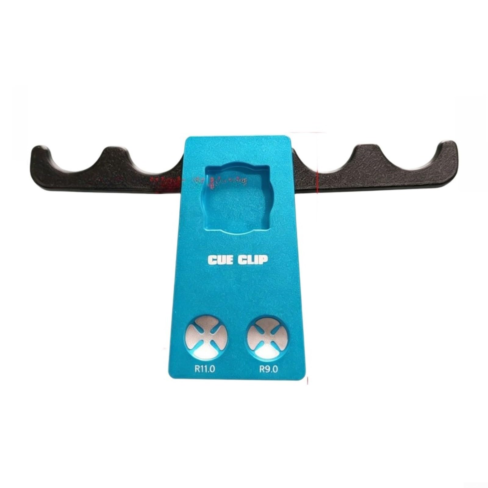 Support portable pour queue de billard anti-chute à 4 trous bleu