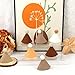 DRANSMIC 12 Pack Mini Party Hats for Stuffed Animals, Brown Mini Hats with Pom Poms for Dolls Dog Birthday Party Hats for Dog Cat Pet Birthday Decoration Boho Autumn DesignDecorations