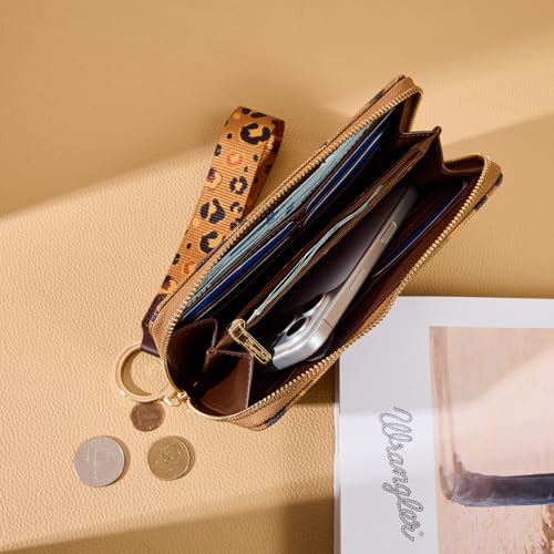 Image of X Wrangler Wristlet Western Wallet Boho Aztec Credit Card Holder for Women
