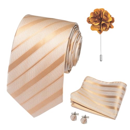 Image of joy alice 70 Colors Ties Set Men Mixed Color Necktie Handkerchief Cufflinks Brooch 3.15 Formal