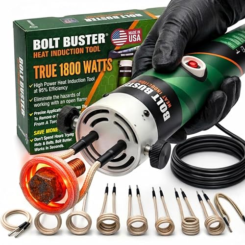 Bolt Buster Magnetic Induction Heater – 1800W 110V Handheld...