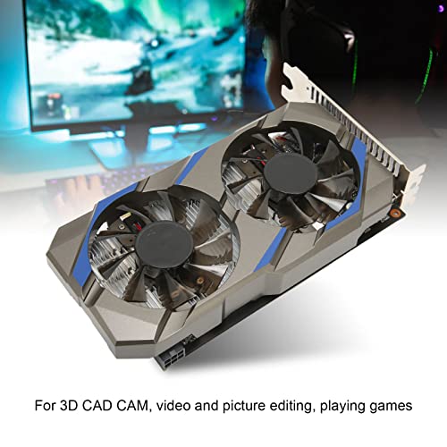 Tarjeta gráfica para videojuegos en PC de 4GB GDDR5 con potente disipación dual 5