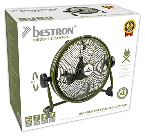 Bestron Ventilatore da pavimento senza fili e