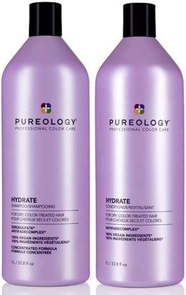 PUREOLOGY Hydrate Shampoo 1000 ml en conditioner 1000 ml Duo 2020