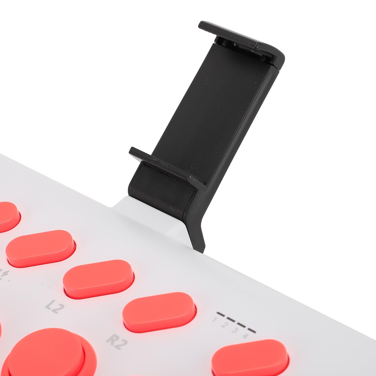 Jectse Joystick per Giochi di Combattimento Tastiera per Giochi di Combattimento Antiscivolo Wireless Classico Universale per (WHITE)