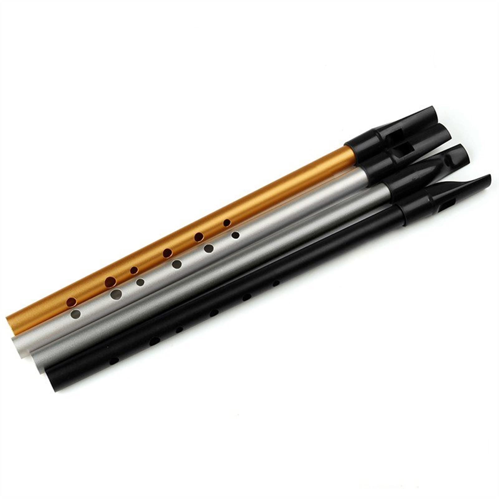 Kit Flauto D Chiave Silver Silver Flauto Tin Whistle Strumento Orff Footwind Flauto Flauto Intermedio (Color : Gray)