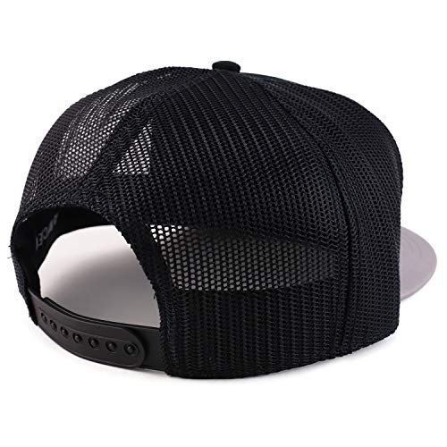 Image of Armycrew Oversize XXL Blank Flatbill Mesh Snapback Cap