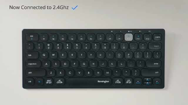 Tastiera Compatta Wireless Kensington – Bluetooth E USB, Multi-Device, Layout Italiano QWERTY, Perfetta Per Casa E Ufficio