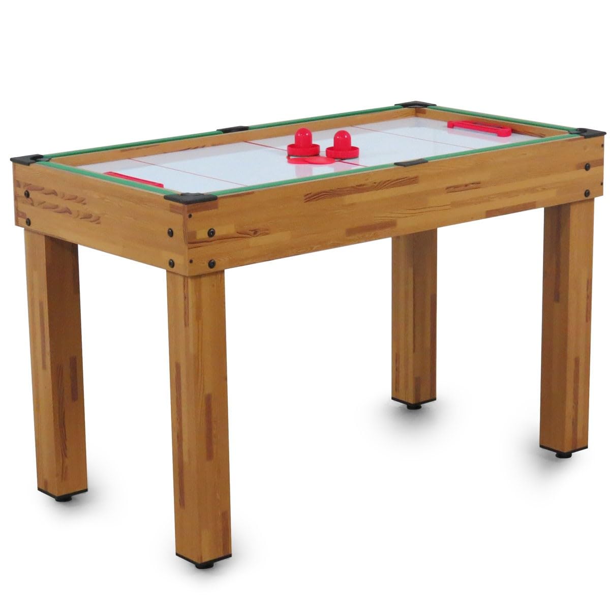Pegasi Multikonsole 10 in 1 - Zusammenklappbar - Multifunkniertes Tischspiel - Tischfußball(Tischkiker)/Tischtennis/Air Hockey/Billard-Tisch