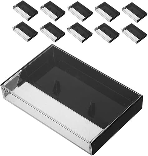 TOYANDONA Caja de almacenamiento de cinta de casete retro, decoración vintage, cajas de casete de audio, soportes de cinta de 20 uds