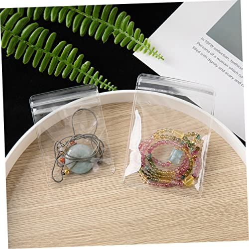 iplusmile 200 Pçs Bolsa De Embalagem De Joias Bolsa De Armazenamento Transparente Bolsas De Embalage