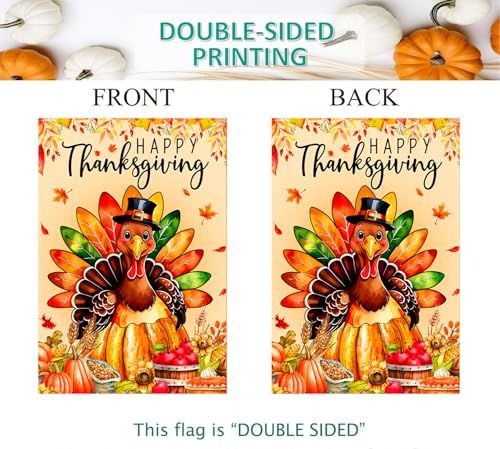 Haonefect THANKSGIVING 001 Happy Thanksgiving Flag thumb #6