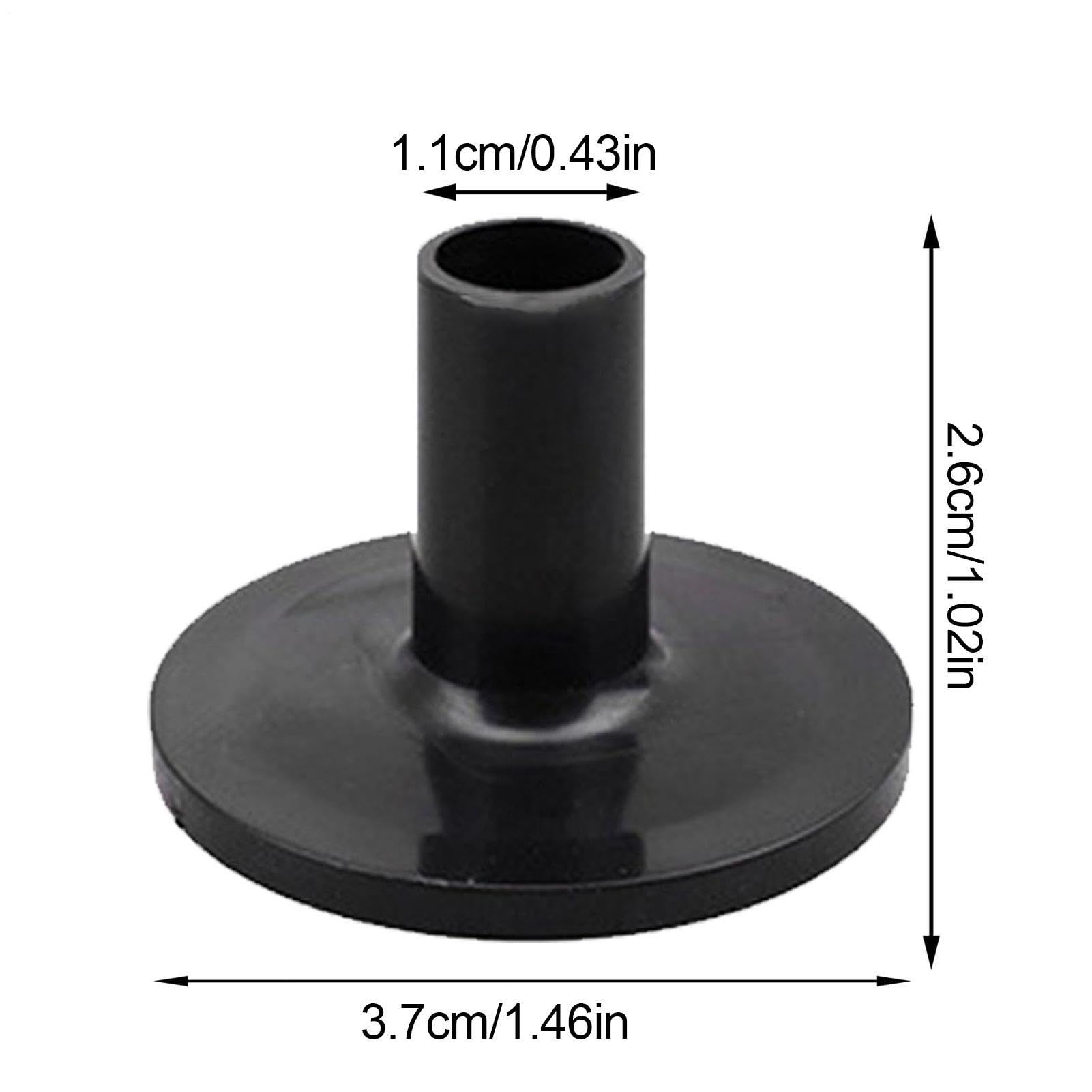 20 Stück Becken Ersatz Zubehör 3.7×2.6×1.1cm ABS Beckenhüllen Drum Trommelbeckenständer Drums Set Hüllen Drum Set Ärmel Professionelle Trommel Ärmel Für Schlagzeug Percussion Instrument