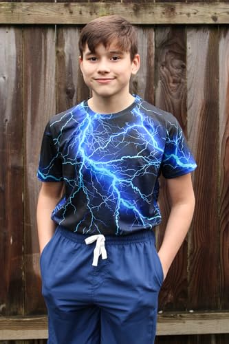 Image of uideazone Tshirts for Boys Kids Short Sleeve T-Shirt 3D Graphic Tee Shirts Tops Clothes 4-16 Years