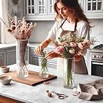 Amazing Abby - Viola Magra - Plastic Cylinder Vases (3-Piece Set), Acrylic Flower Vases for Wedding Centerpieces, Home Decorations, Office Ornaments, Shatter-Proof, 6" + 9" + 12" (H) (Not Glass) - Image 3