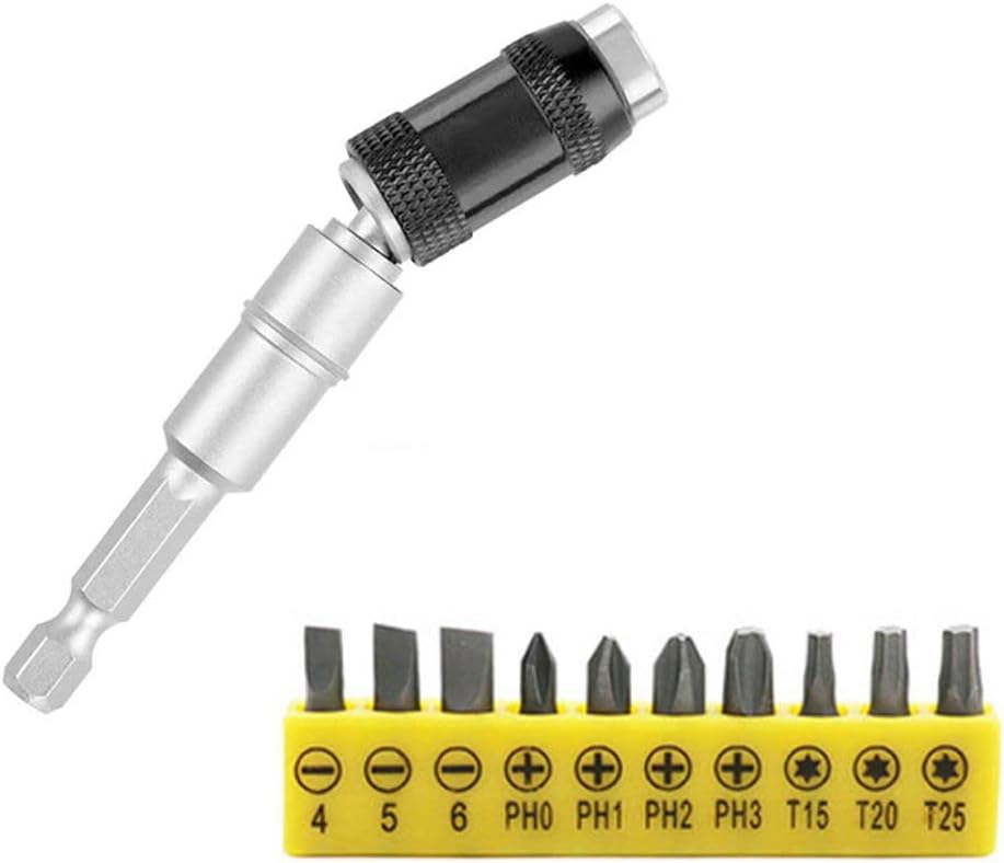 YOBBO Pivot Drill Bit Holder, Flexible Swivel