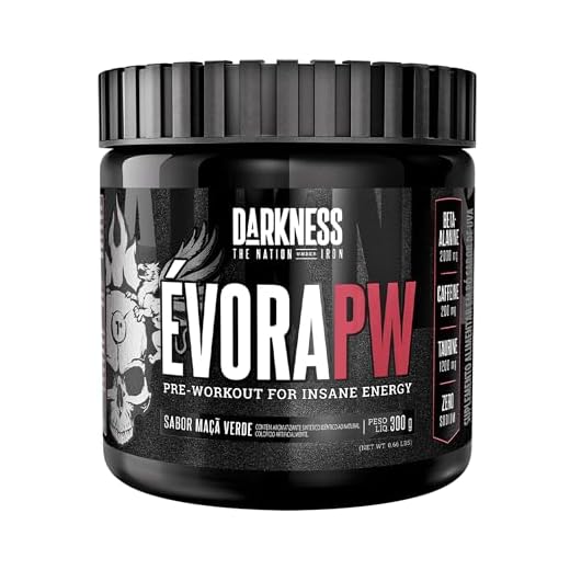 Darkness - Pré Treino Évora PW - Maçã Verde - 300g