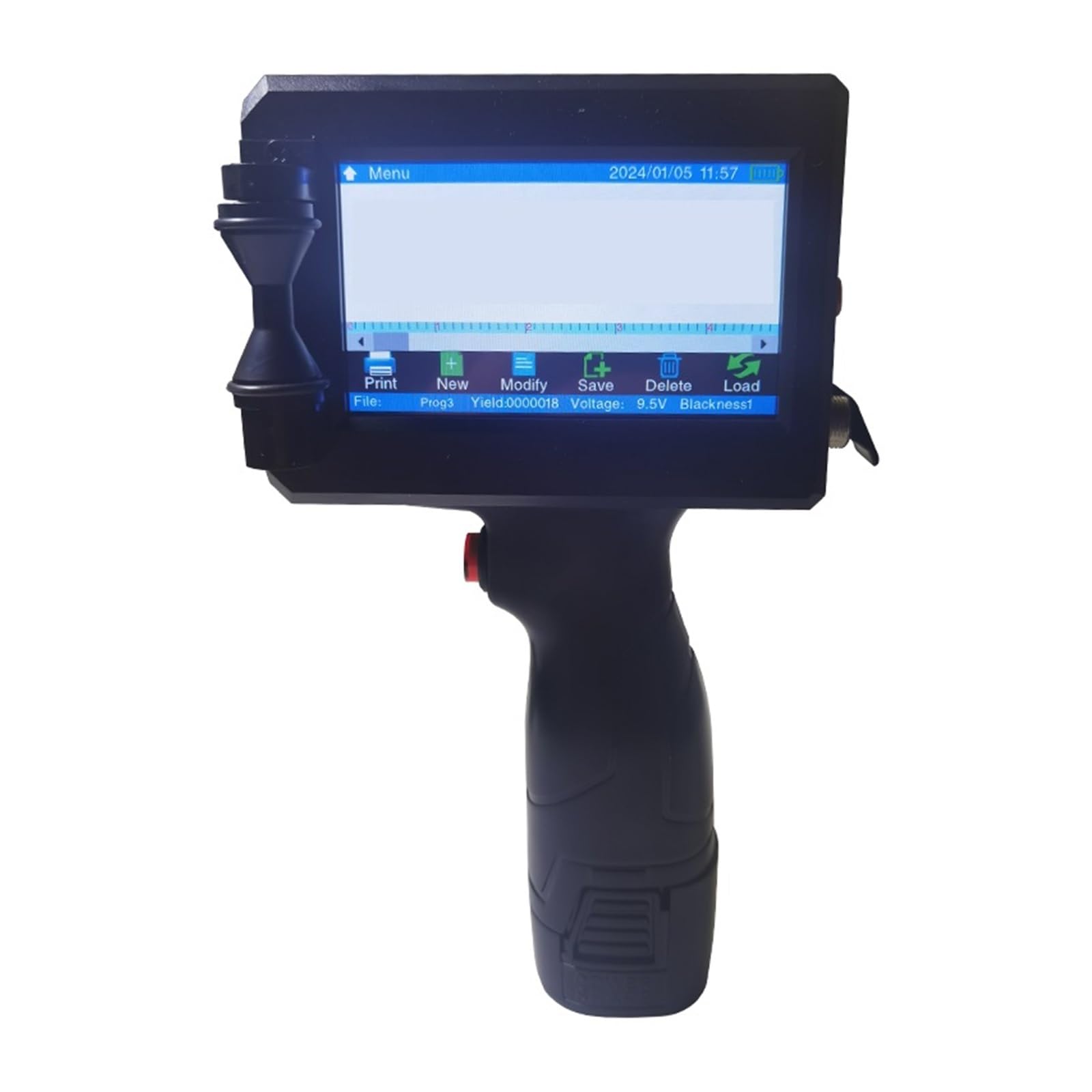 MYUYEE 12.7Mm Portable Inkjet Printer Handheld Gun Printer Expiry Date Barcode Batch Labeling Inkjet Printer On Any Surfaces