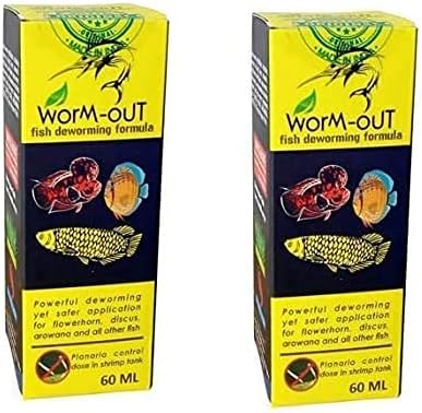 Aquatic Remedies Worm Out Fish Deworming 60 Ml (Pack of 2)