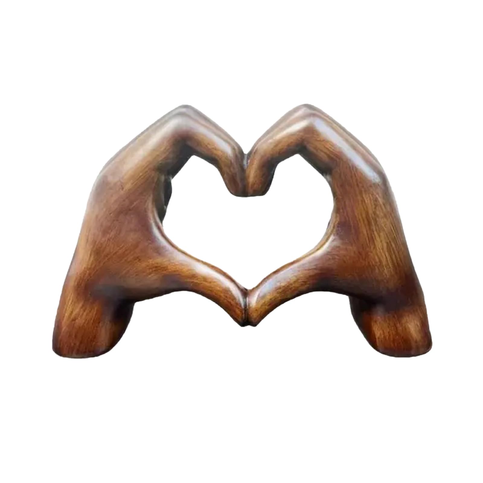 GIVOKE Resin Hands Love Gesture Sculpture, Expression of Appreciation & Love, Valentine's Day Wedding Decorations