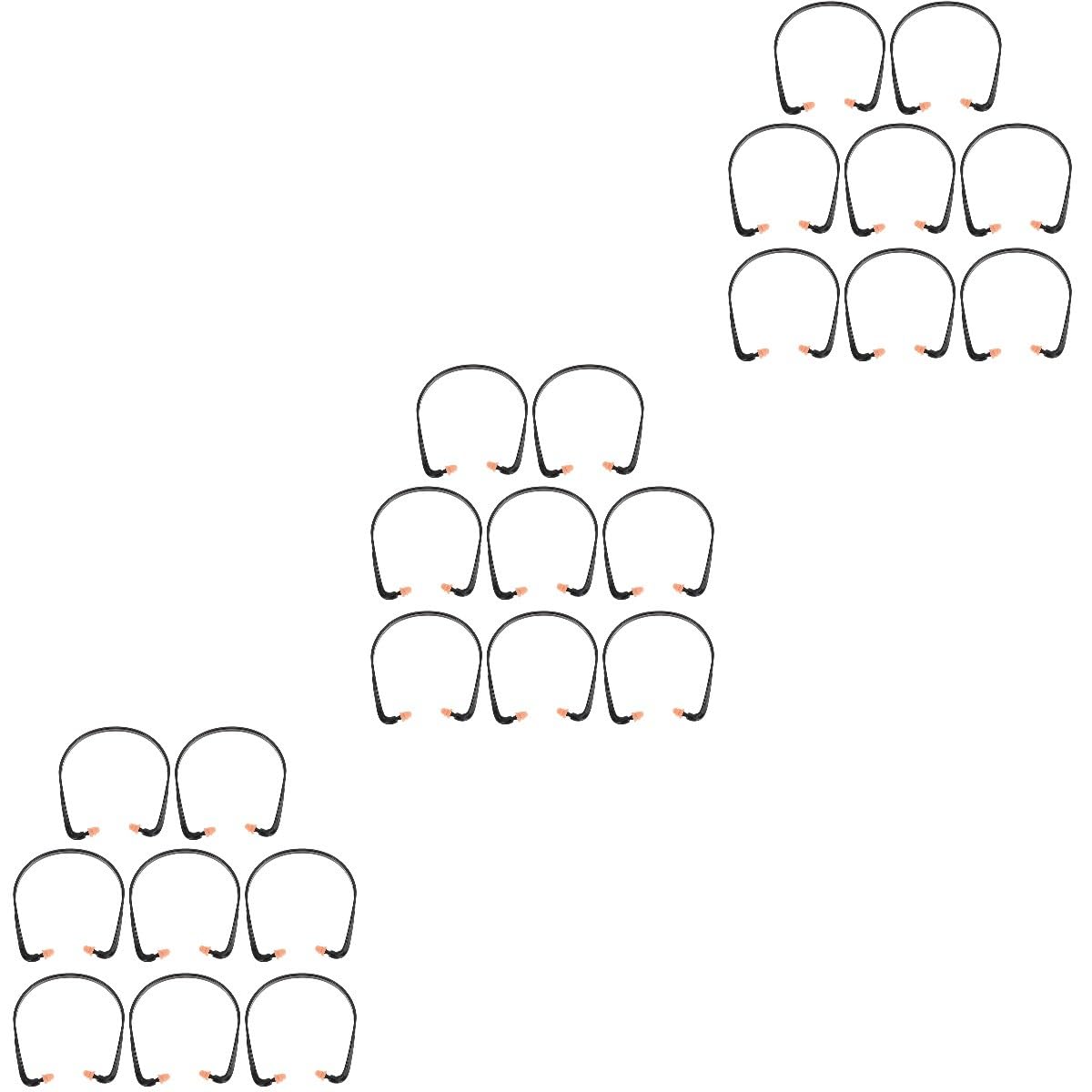 24pièces Bouchons Oreilles Silicone à Bandes Lot De Auditive Réutilisable Pour Sommeil Études Et Travail Confort Optimal Et Anti-dérapant