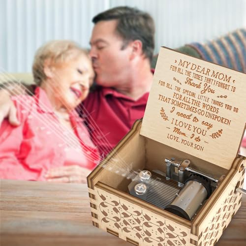 Image of Ucuber You are My Sunshine Music Box Gift for Mom from Son