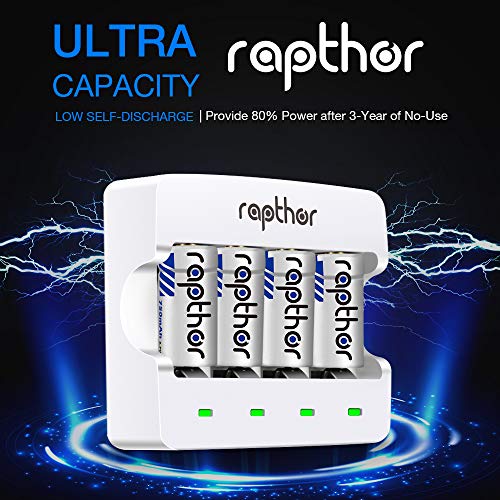Rapthor 3.7V CR123A Lithium Batteries [750mAh 8pack Set] for Arlo Camera (VMC3030/VMK3200/VMS3230/3330/3430/3530), Flashlight, Microphone [Can be Recharged] - Thumbnail 5