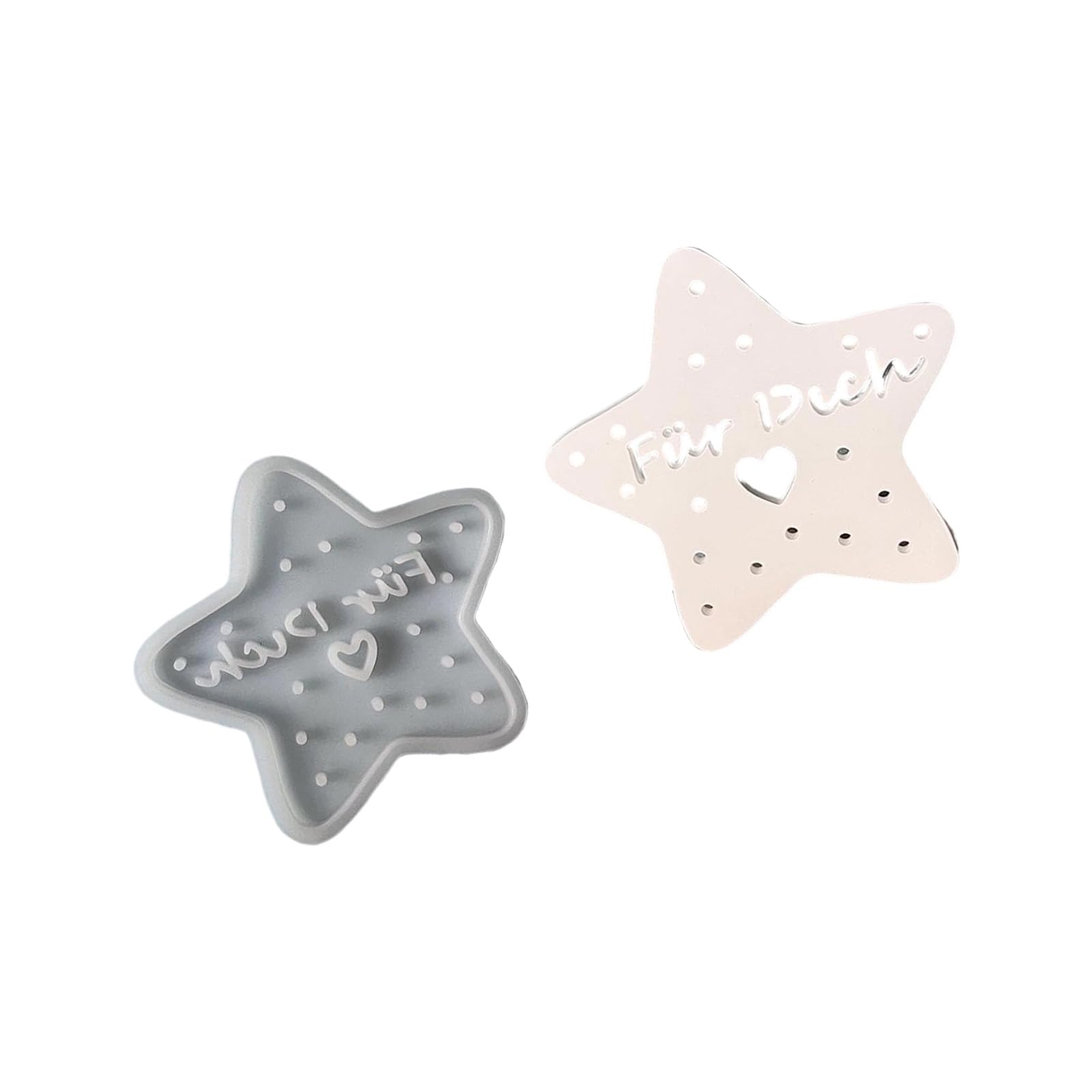 Hsioluted Star Shaped Frame for Craft Projects Decorative Glows Making with Safe Substance Silicone