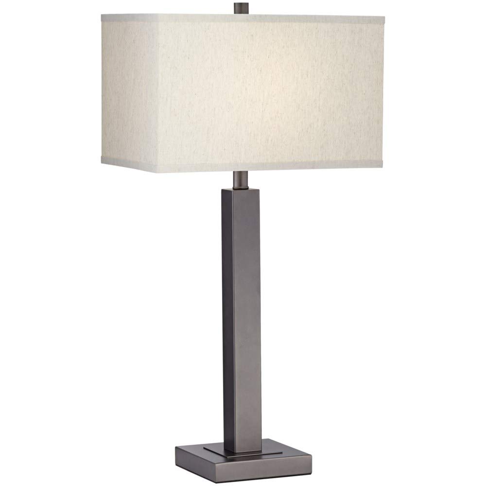 Pacific Coast Lighting 31" Metal Column Modern Table Lamp