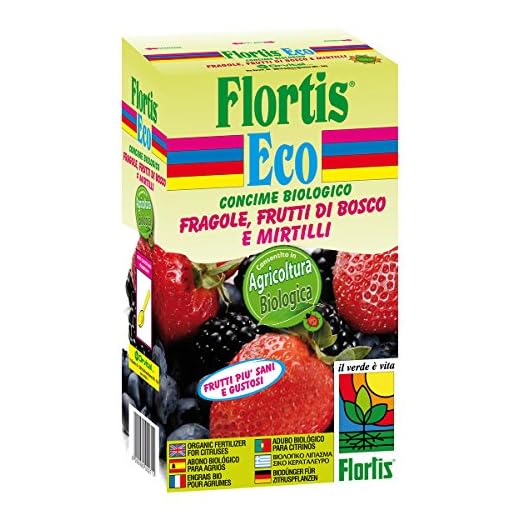 Flortis Concime Biologico Pellettato Fragole, Mirtilli e Frutti di Bosco 1000 g